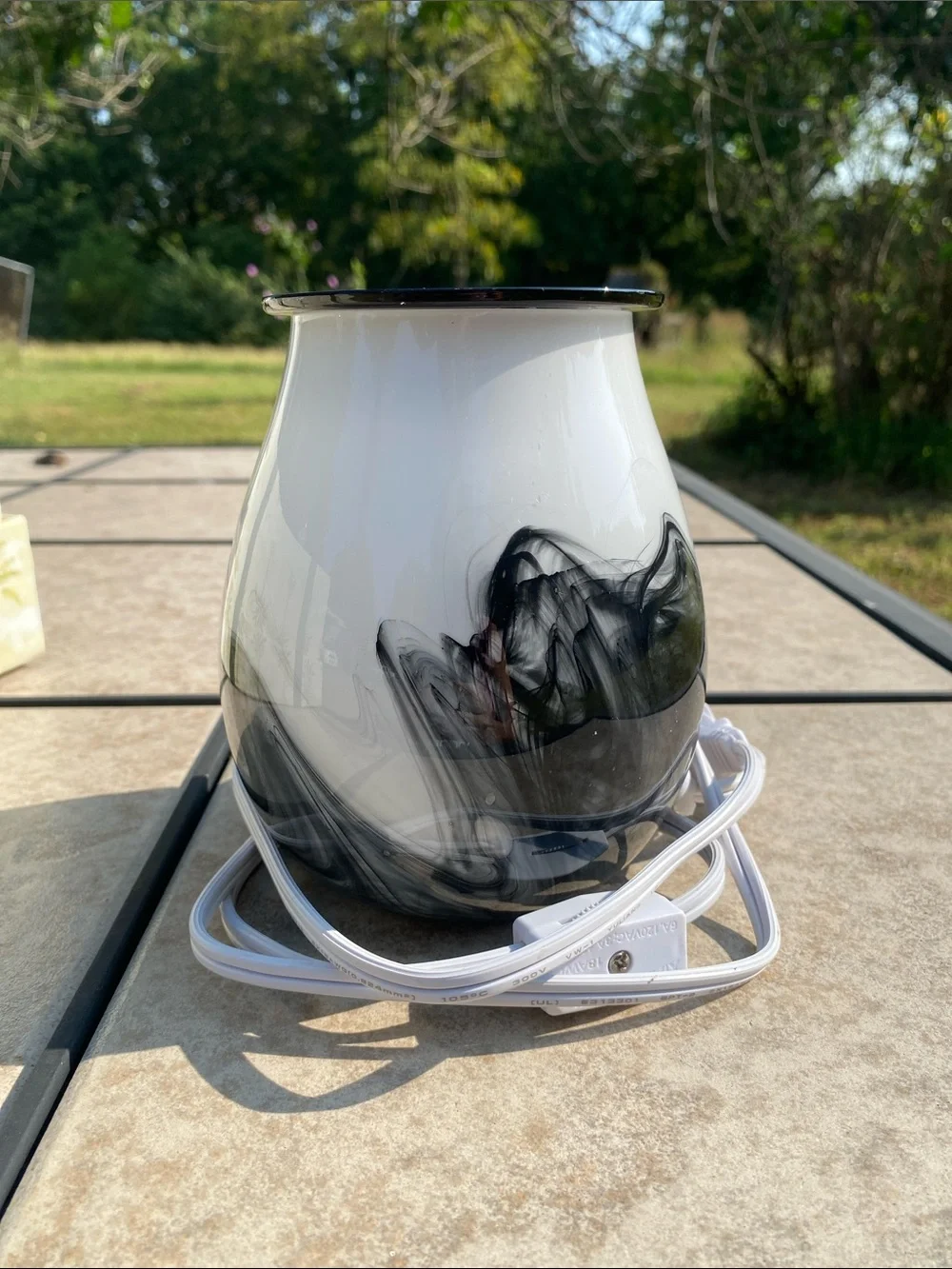 BH&G Art Glass Full-Size Scented Wax Warmer 